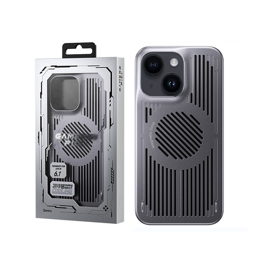 Benks Biliz iPhone 14 M-safe Şarj Özellikli Soğutucu Telefon Kılıfı Benks Biliz iPhone 14 M-safe Şarj Özellikli Soğutucu Telefon Kılıfı